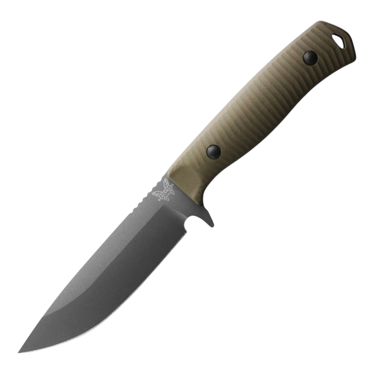 Benchmade 539GY Anonimus – CPM-CruWear Bushcraft Messer, OD Green G10 Griff