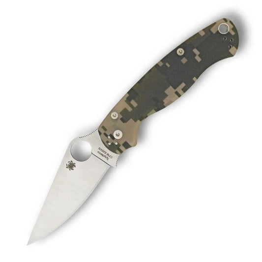 Spyderco C81GPCMO2 Para Military 2 – CPM-S45VN, G-10 Camo Griff, USA Spyderco