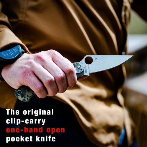 Spyderco C81GPCMO2 Para Military 2 – CPM-S45VN, G-10 Camo Griff, USA