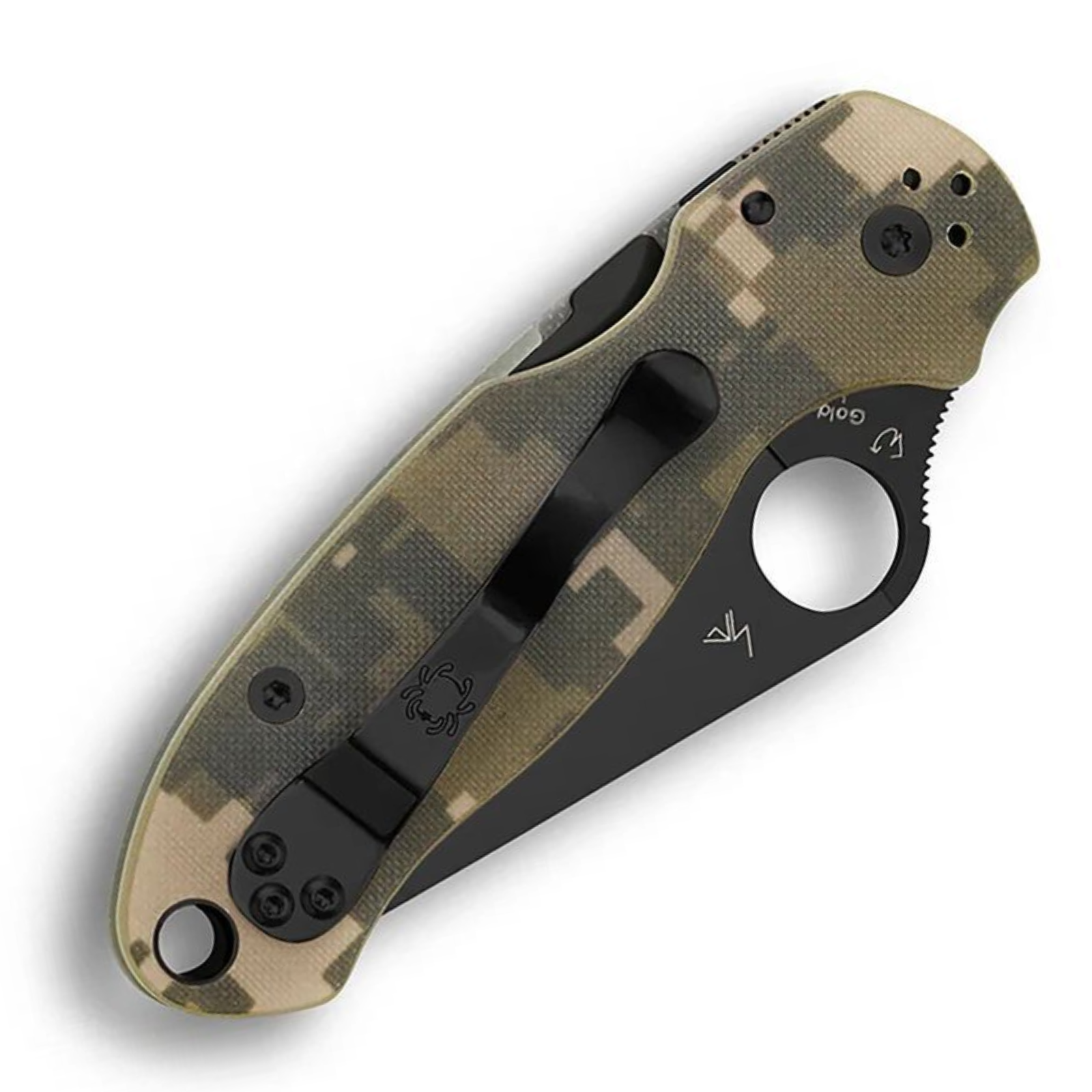 Spyderco C223GPCMOBK Para 3 – CPM-S45VN Black Blade, G-10 Camo Griff, USA