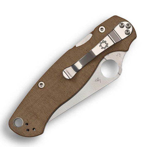 Spyderco C81MPCW2 Para Military 2 – CPM CruWear, Canvas Micarta, USA