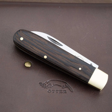 Otter 166 Wenge – Klassisches Taschenmesser mit Kohlenstoffstahl C75