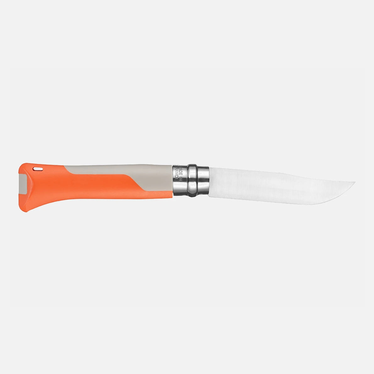 Opinel N°08 Horizon Orange Taschenmesser – Linerlock, 12C27 Stahl, Outdoor-EDC