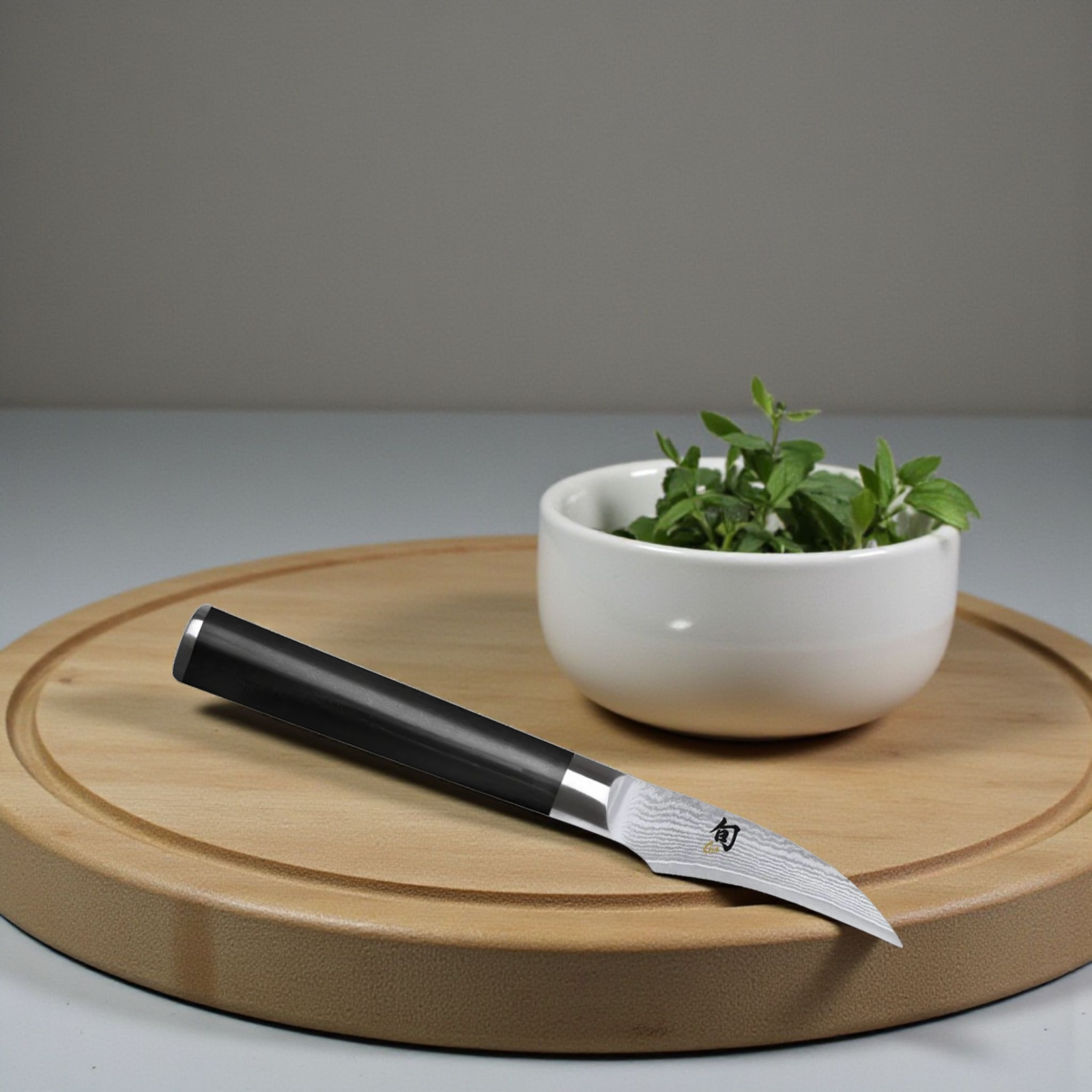 KAI Shun DM-0715 Schälmesser 6 cm – Damaszenerstahl, VG-MAX Kern, Pakka-Holzgriff