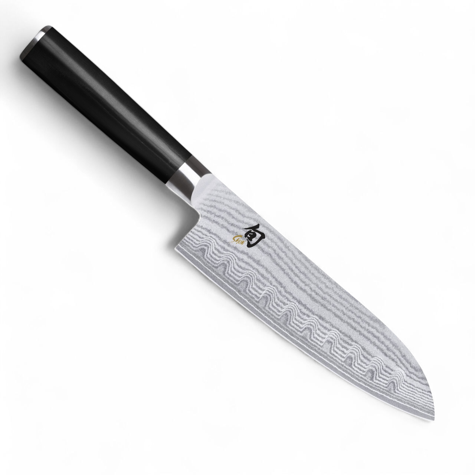 KAI Shun DM-0718 Santoku 18 cm – Damaszenerstahl, VG-MAX Kern, Kullenschliff
