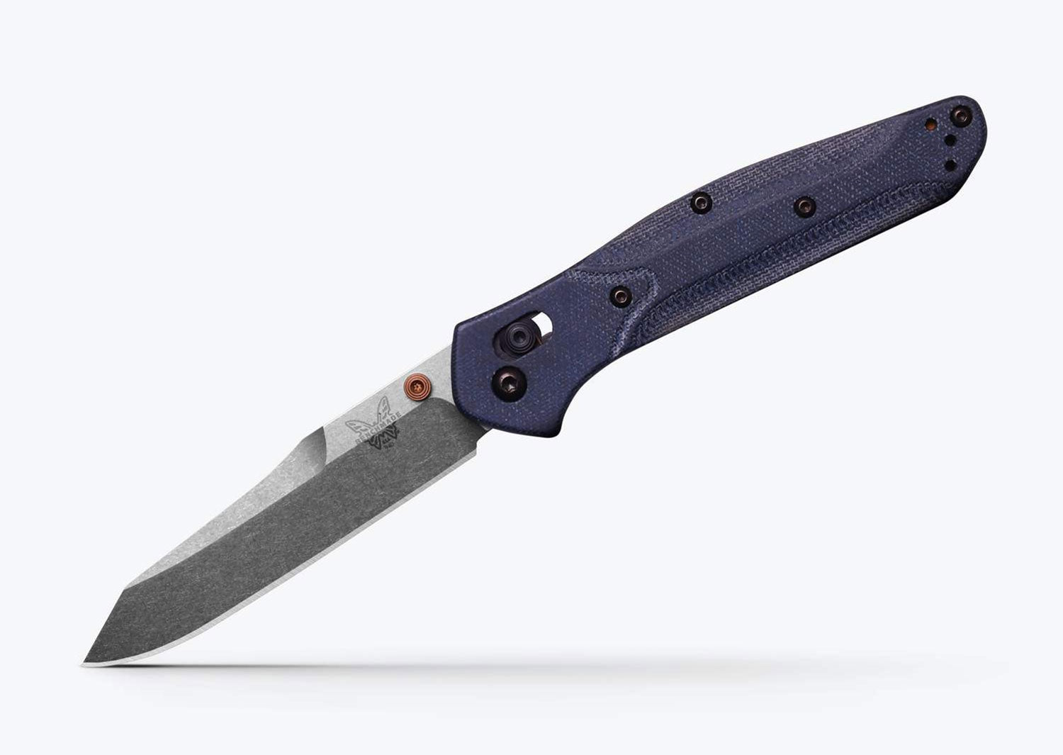 Benchmade 940-04 Osborne – Blue Denim Micarta, M390, AXIS Lock