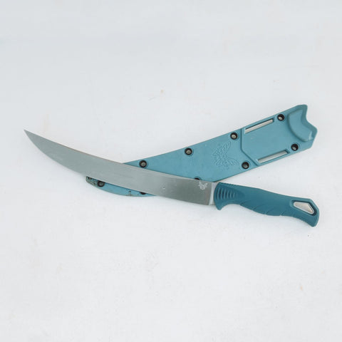 Benchmade 18020 Fishcrafter 9” – MagnaCut Filetiermesser, Blue Santoprene Griff