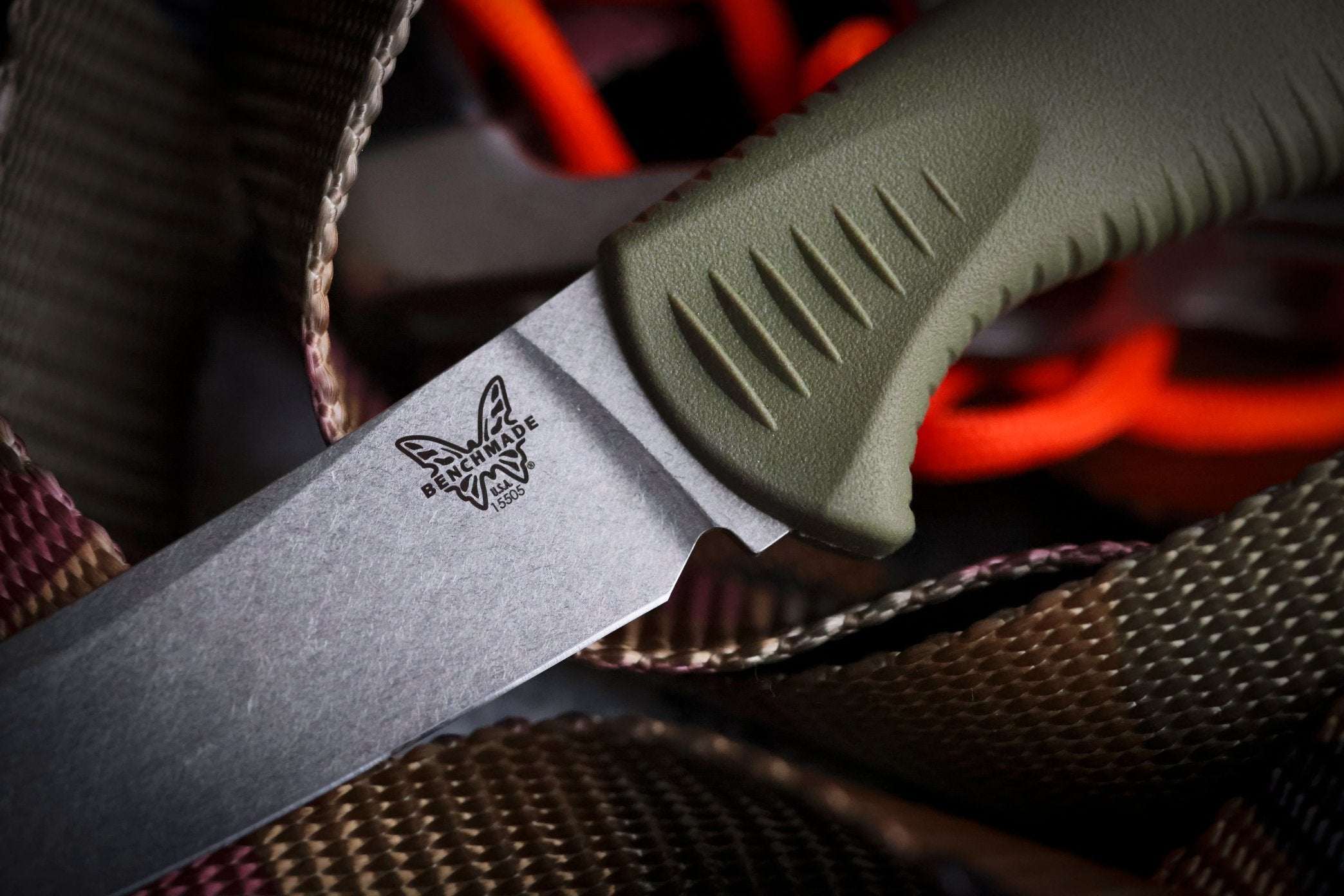 Benchmade 15505 Meatcrafter 4” – CPM-154 Stahl, Santoprene Griff, Boltaron Scheide