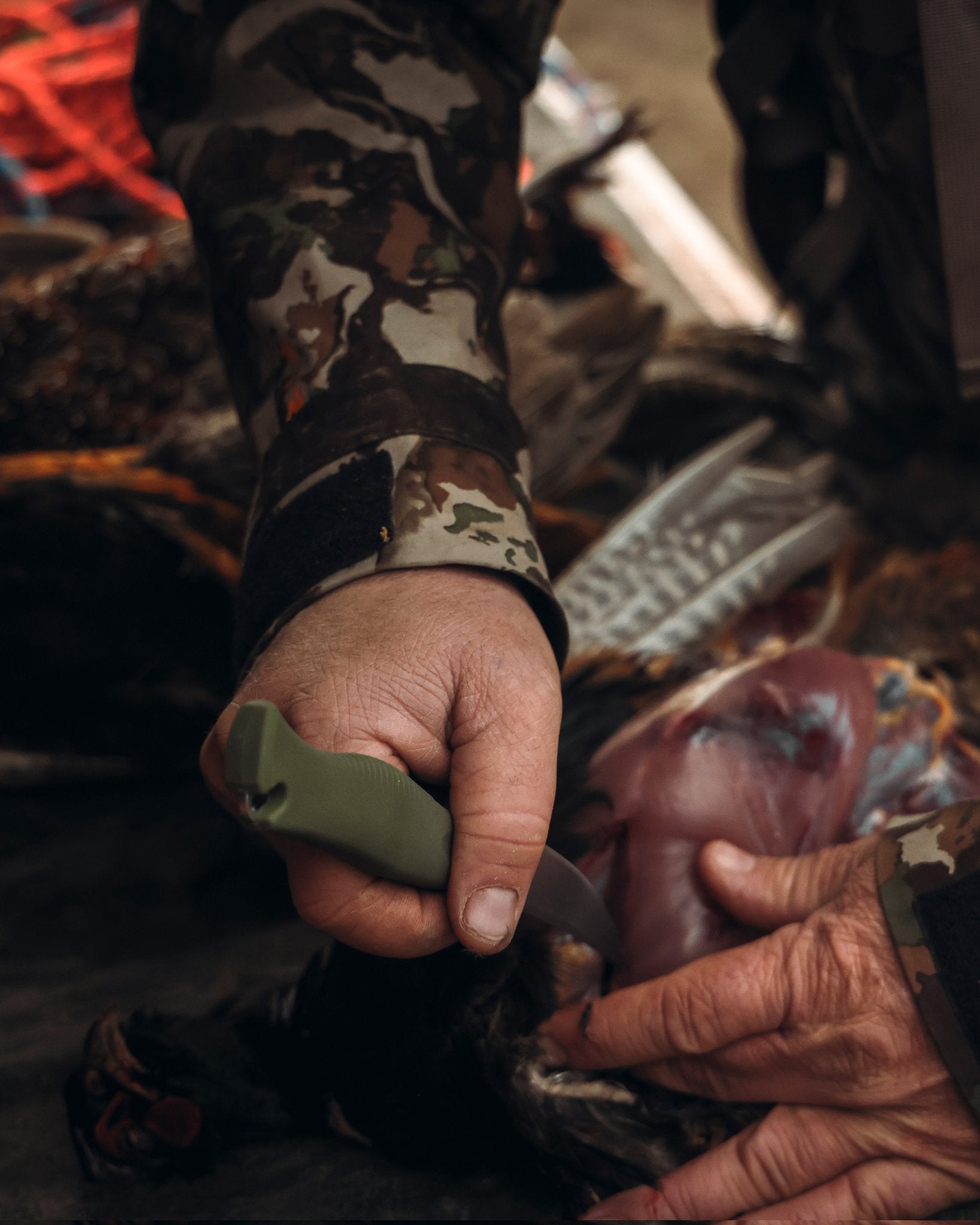 Benchmade 15500-04 Meatcrafter 6” – CPM-154 Stahl, Santoprene Griff, Boltaron Scheide