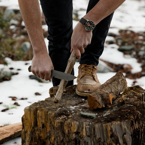Benchmade 539GY Anonimus – CPM-CruWear Bushcraft Messer, OD Green G10 Griff