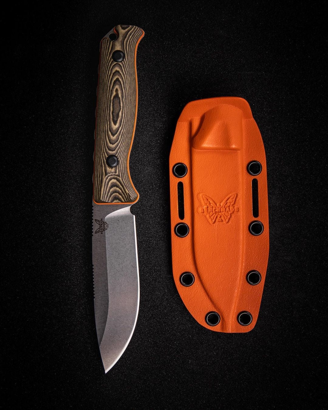 Benchmade 15002-1 Saddle Mountain Skinner – CPM-S90V, Richlite Griff, Hunt Line