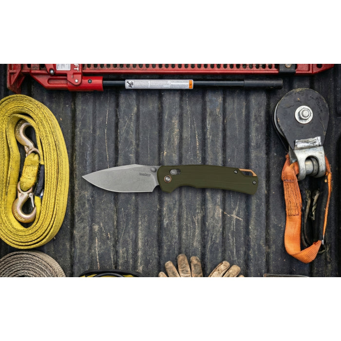 Kershaw Proximal Taschenmesser – D2 Stahl, DuraLock & G10 Griff | Präzises EDC Messer Kershaw