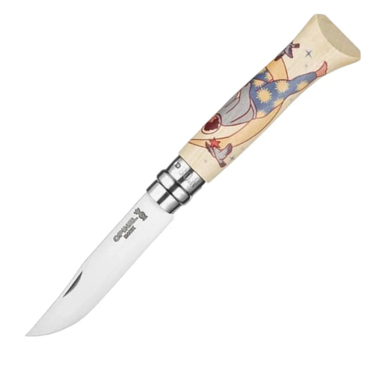 Opinel No 08 Cosmos Asile – Limitierte Edition (8.200 Stück, Made in France) Opinel