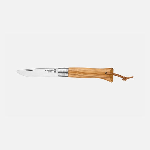 Opinel néo6 Opiflex Taschenmesser Olivenholz – 7 cm Klinge, Made in France