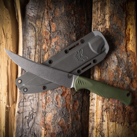 Benchmade 15500-04 Meatcrafter 6” – CPM-154 Stahl, Santoprene Griff, Boltaron Scheide