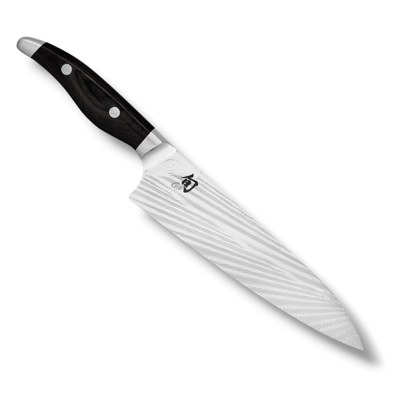 KAI Shun Nagare Black Kochmesser 20 cm – NDC-0706S | Premium Dual-Core Damastmesser