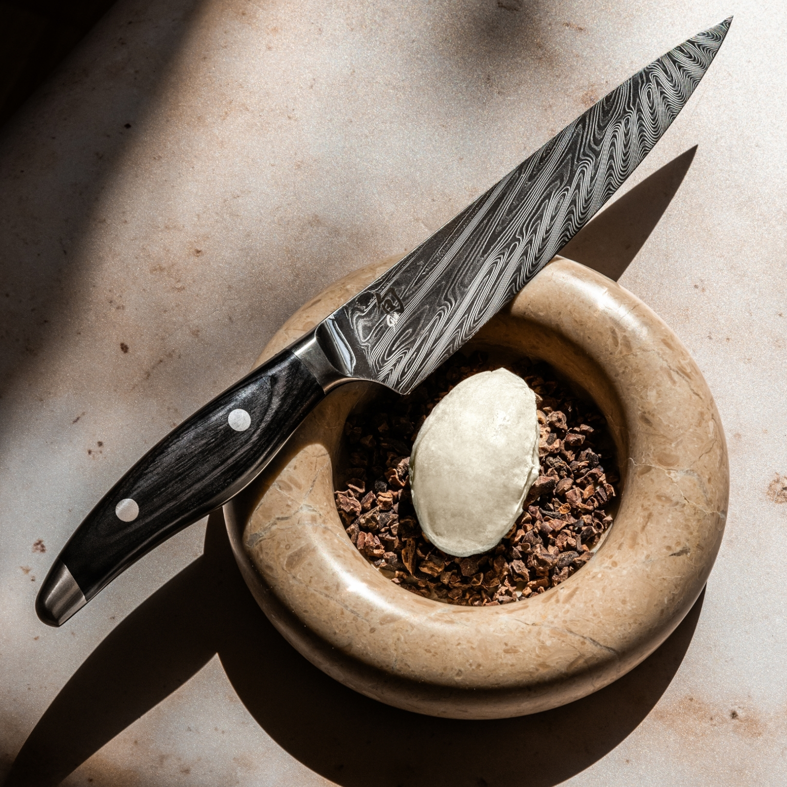 KAI Shun Nagare Black Kochmesser 20 cm – NDC-0706S | Premium Dual-Core Damastmesser