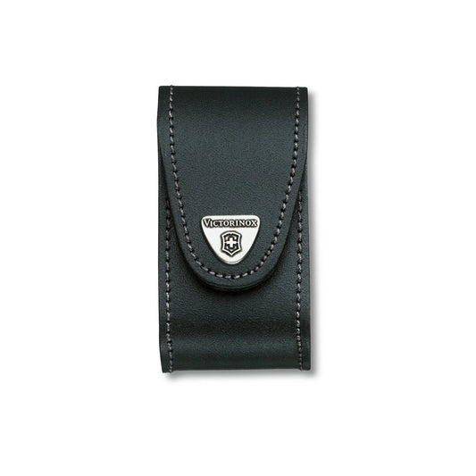 Victorinox Gürteletui 4.0521.3B1 – Hauptansicht des schwarzen Lederetuis
