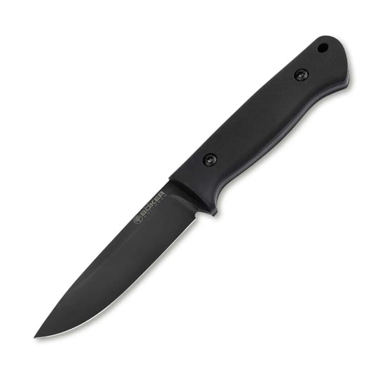 Böker DBK Bushfriend 2000 Allblack – Robustes Bushcraft Messer mit 80CrV2-Klinge & Richlite-Griff Böker Manufaktur Solingen