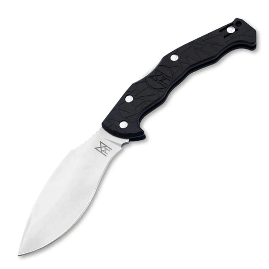 Midgards Messer EDC Kukri Schwarz – Backlock Taschenmesser Midgards-Messer