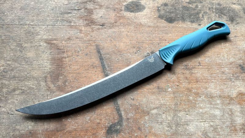Benchmade 18020 Fishcrafter 9” – MagnaCut Filetiermesser, Blue Santoprene Griff