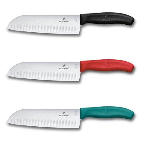 Victorinox Swiss Classic Santokumesser Küchenmesser Kullenschliff Extra Scharf