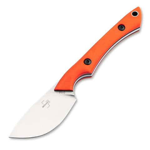 Böker Plus M.U.K. Orange – kompaktes Nessmuk-Fixed-Blade für Jagd & Outdoor Böker Plus
