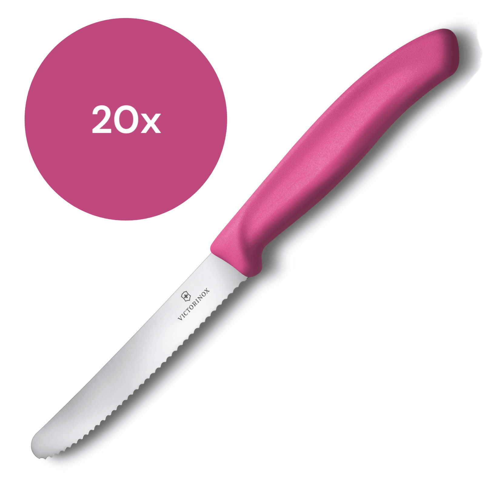 Victorinox Swiss Classic Tafelmesser mit Wellenschliff Vespermesser Brotzeitmesser