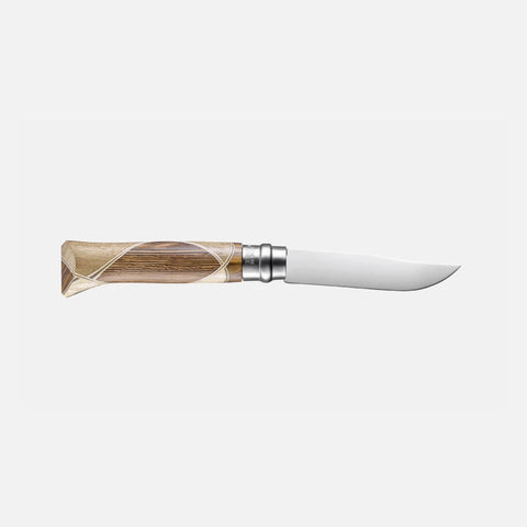 Opinel Chaperon N°08 – Luxus-Taschenmesser mit Intarsien aus edlen Hölzern & Edelstahlklinge