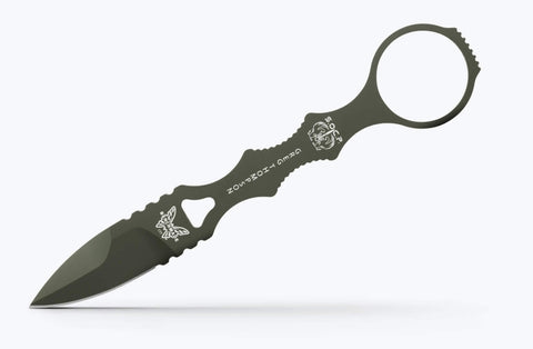 Benchmade 177GN Mini SOCP Dagger Olive Drab – 440C Dolch | Single Edge | Made USA