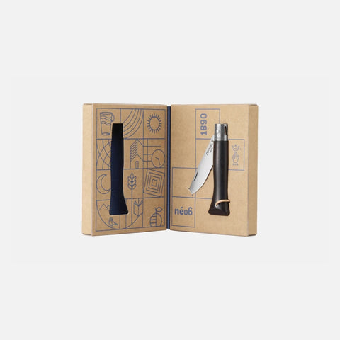 Opinel néo6 Opiflex Taschenmesser Ebenholz – 7 cm EDC, sicher & edel, Made in France