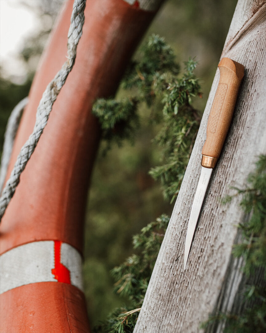 Marttiini Superflex Fischfiletiermesser – Extrem flexibles Filetiermesser, Birkenholzgriff, 10cm, 15cm oder 19 cm