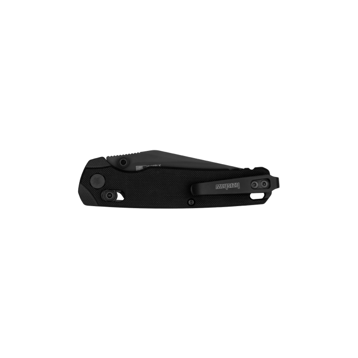 Kershaw Bel Air Clippoint MagnaCut All Black – Premium EDC Taschenmesser mit G10 & DuraLock | Made in USA Kershaw