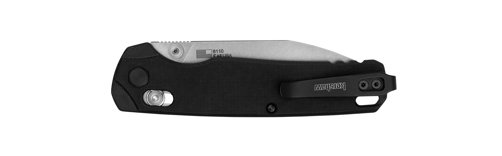 Kershaw Bel Air XL MagnaCut – Premium Taschenmesser mit Wharncliffe-Klinge, DuraLock & G10 | Made in USA Kershaw
