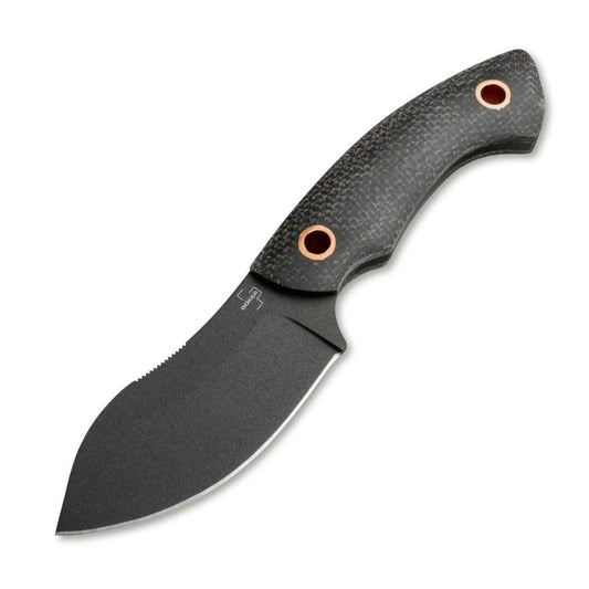 Böker Plus Nessmi Pro Black – Kompaktes Outdoor- & Jagdmesser im taktischen Look Böker