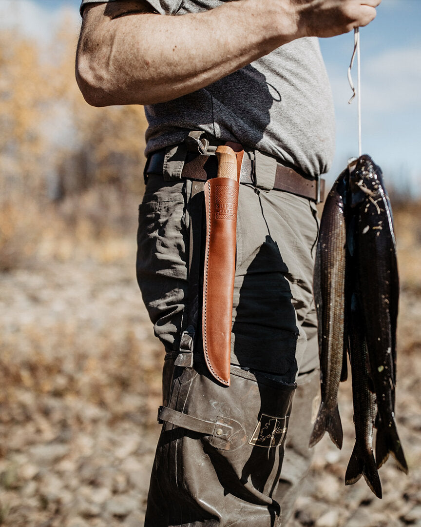 Marttiini Superflex Fischfiletiermesser – Extrem flexibles Filetiermesser, Birkenholzgriff, 10cm, 15cm oder 19 cm