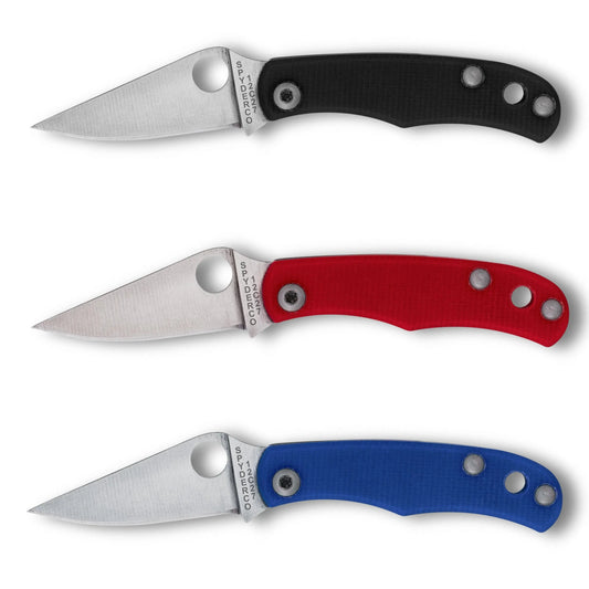 Spyderco Bug® G-10 – Micro Slipjoint in Rot, Blau oder Schwarz Spyderco