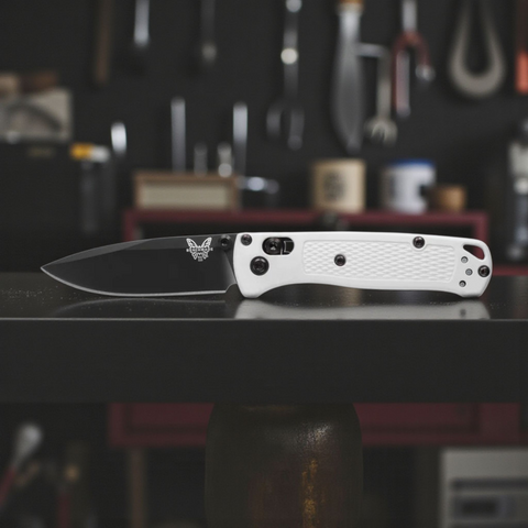 Benchmade 533BK-1 Mini Bugout – White Grivory, CPM-S30V, AXIS Lock