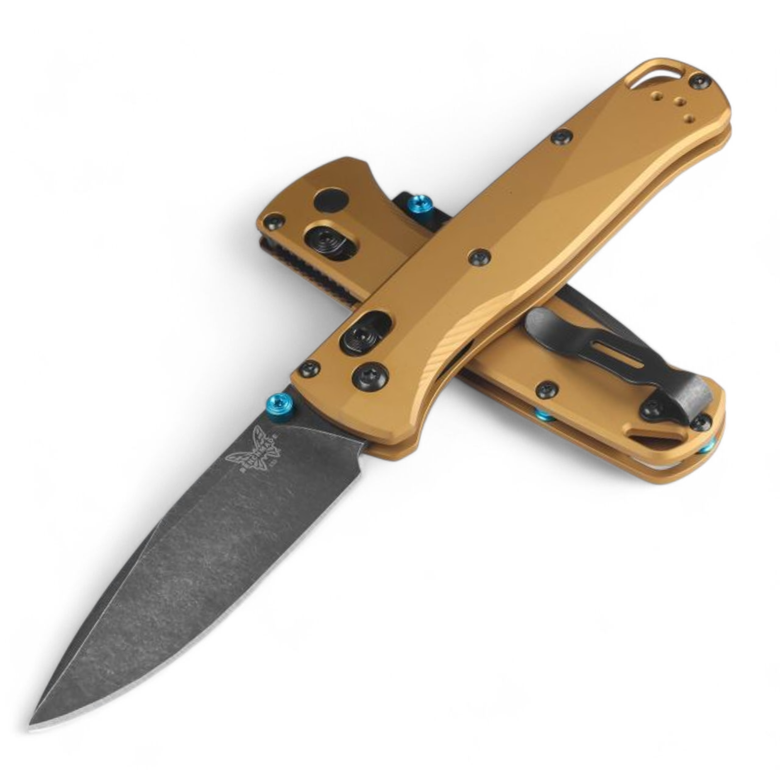 Benchmade 535BK-07 Bugout – Burnt Brass Aluminium, M390, AXIS Lock