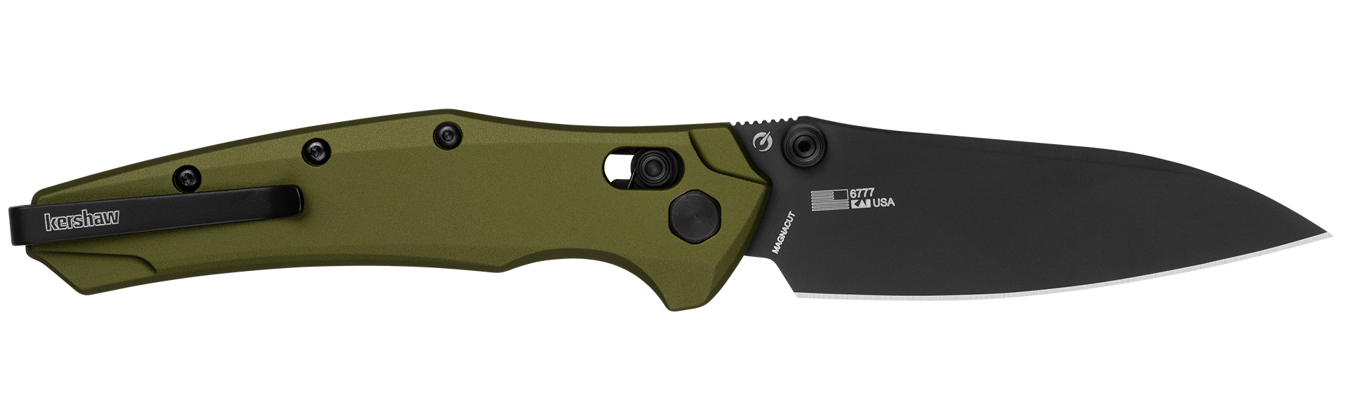 Kershaw Bareknuckle DuraLock – EDC-Taschenmesser mit MagnaCut-Klinge, Made in USA Kershaw