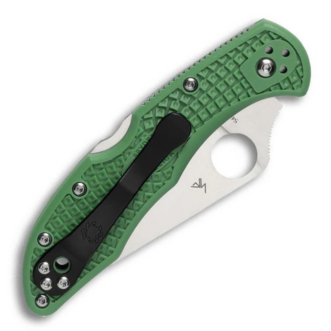 Spyderco C11FPGR Delica 4 – Flat Ground, FRN Green