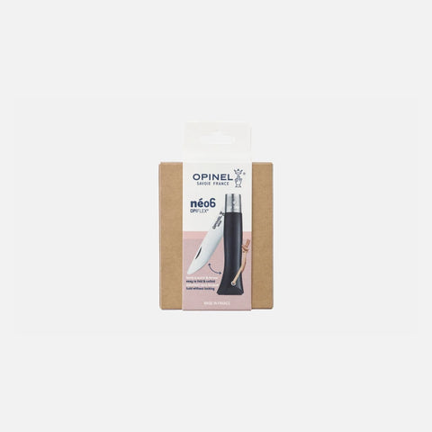 Opinel néo6 Opiflex Taschenmesser Ebenholz – 7 cm EDC, sicher & edel, Made in France