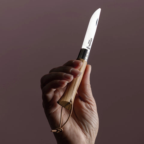 Opinel néo6 Opiflex Taschenmesser Olivenholz – 7 cm Klinge, Made in France