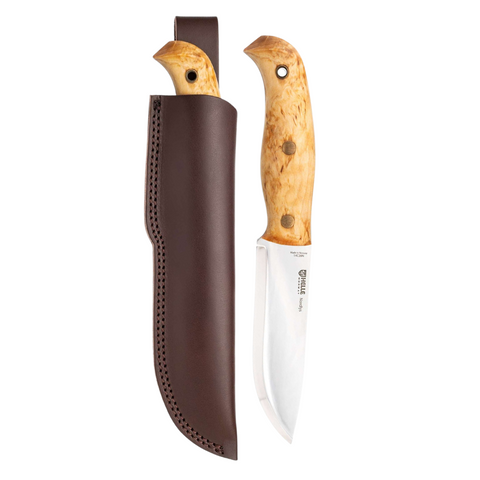 Helle Nordlys Messer 14C28N Scandi Outdoor Bushcraft Jagdmesser