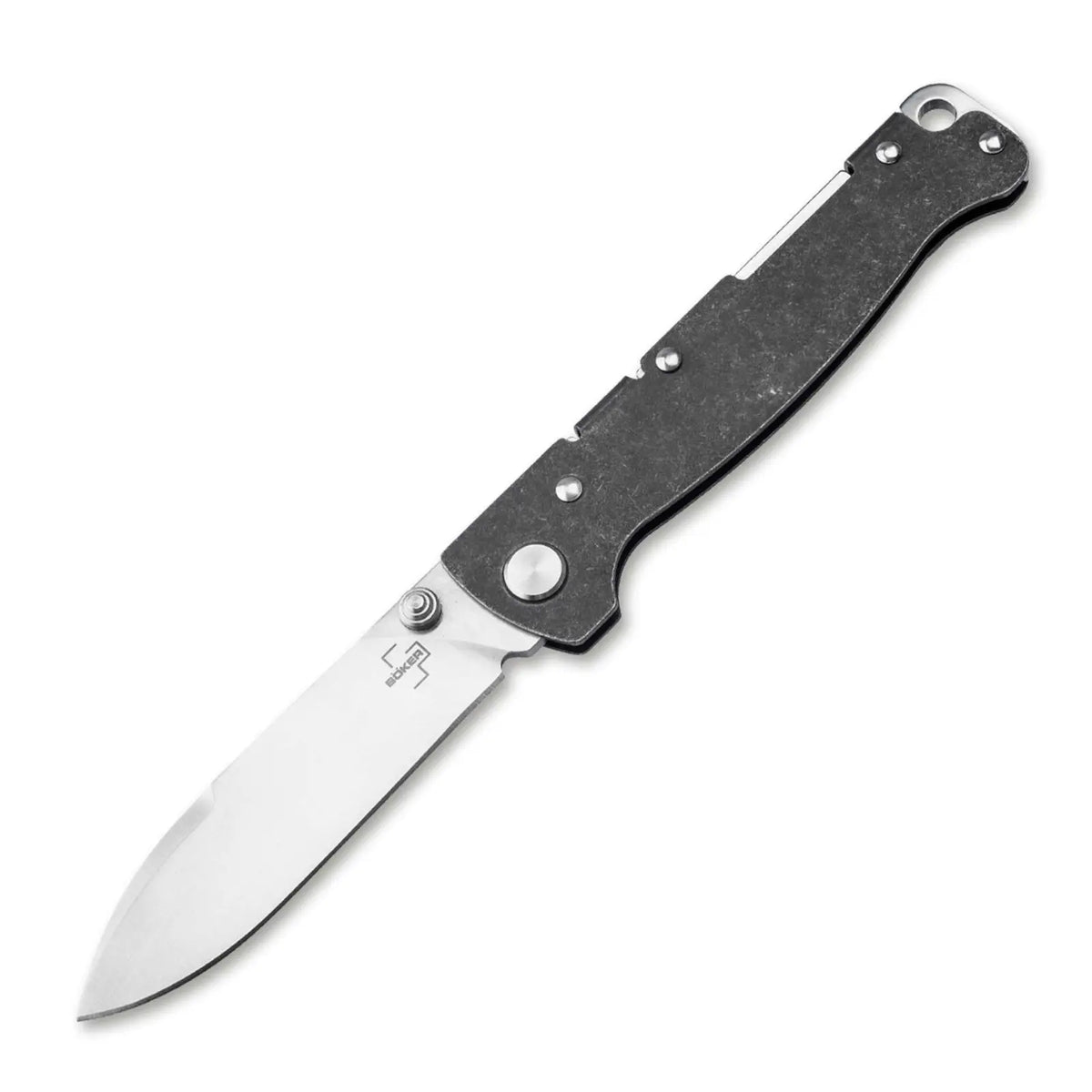 Böker Plus Atlas Droppoint TS D2 Backlock Taschenmesser Einhandmesser EDC Böker Plus