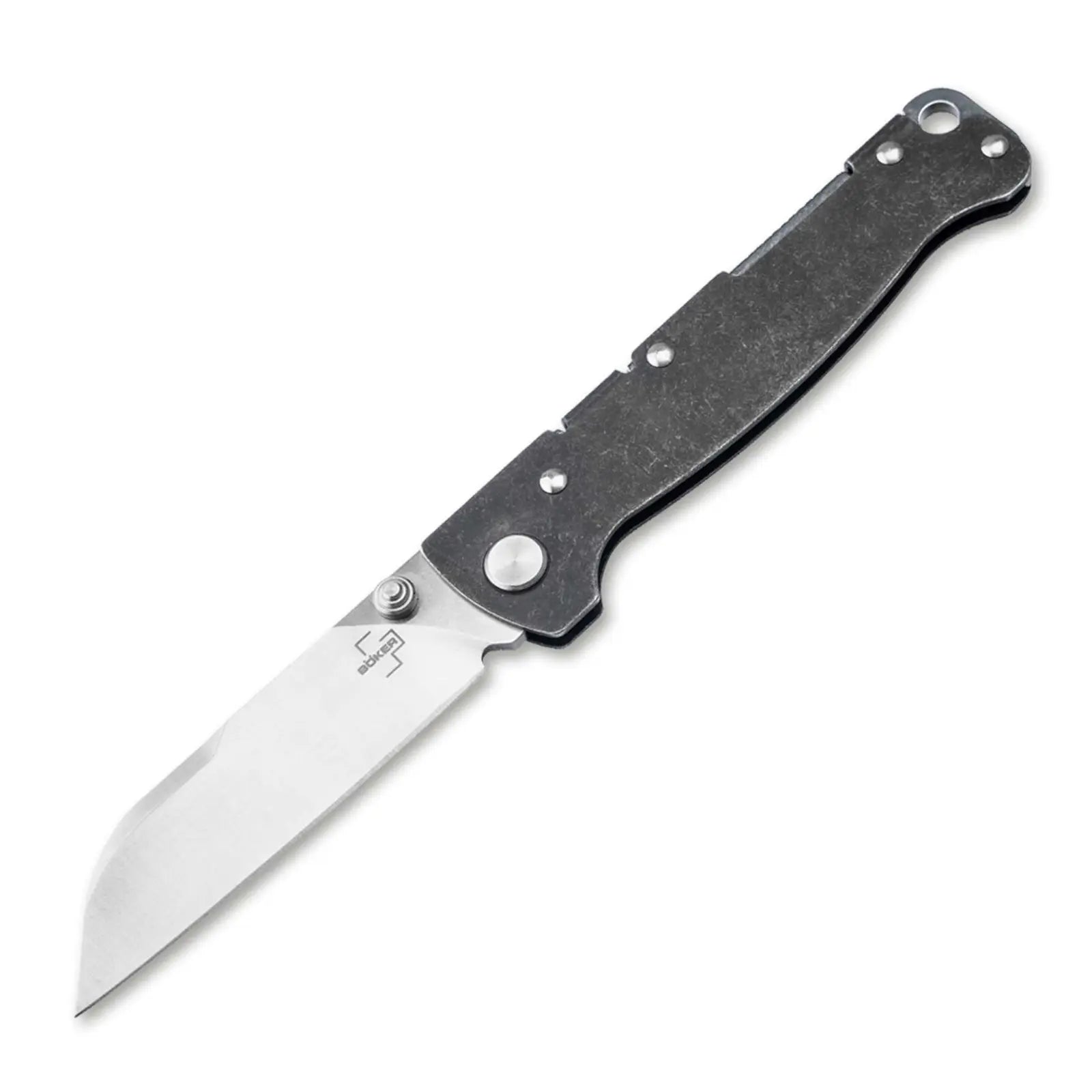 Böker Plus Atlas Sheepsfoot TS D2 Backlock Einhandmesser Edelstahl Taschenmesser GMELCH