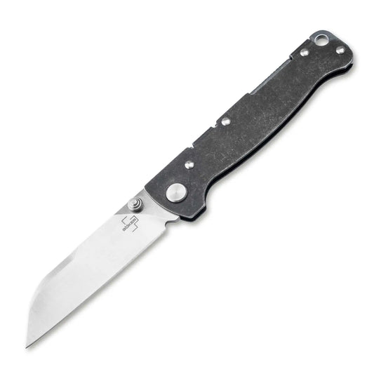 Böker Plus Atlas Sheepsfoot TS D2 Backlock Einhandmesser Edelstahl Taschenmesser GMELCH