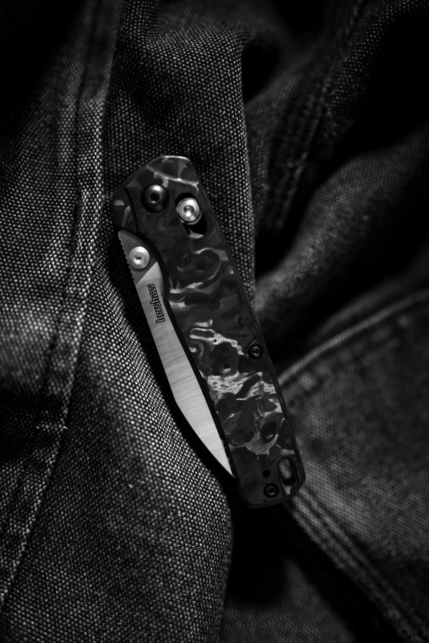 Kershaw Bel Air 6105CF MagnaCut Carbon Fiber USA Folder DuraLock Taschenmesser Kershaw