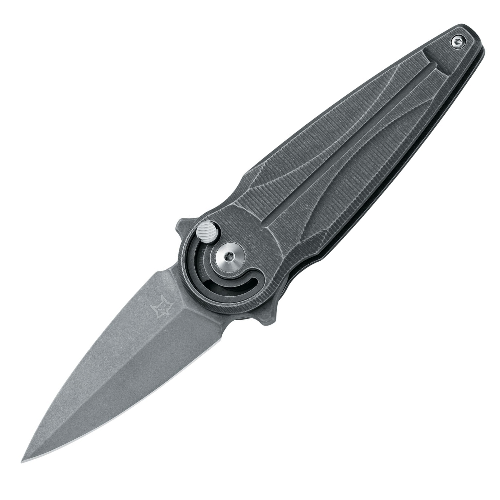 Fox Saturn Aluminium Grey – N690 – Radius Lock – Flipper – Fox Knives