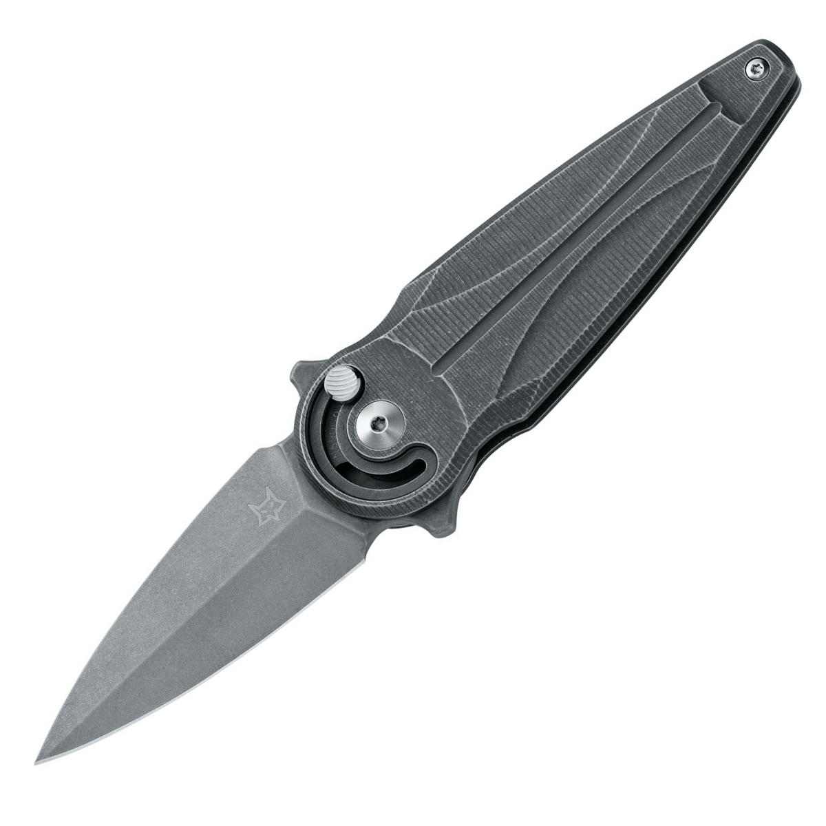 Fox Saturn Aluminium Grey – N690 – Radius Lock – Flipper – Fox Knives